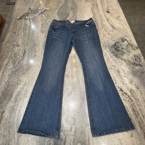 SO Jeans Y2K Flare Womens 15 Medium Wash Low Rise